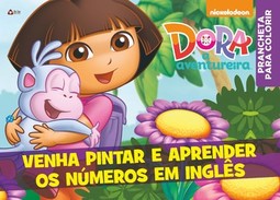 Dora, a Aventureira: prancheta para colorir