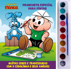 Turma da Mônica - Prancheta especial para pintar: Cebolinha