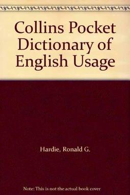 Collins Pocket Dictionary of English Usage