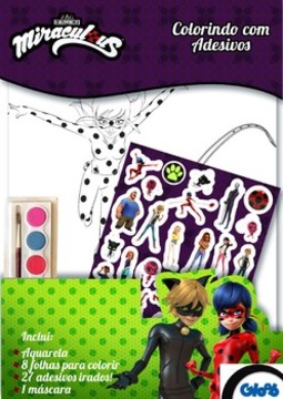 Miraculous Ladybug: colorindo com adesivos