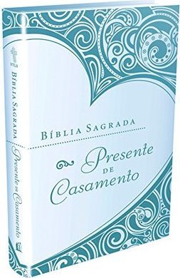 BIBLIA SAGRADA PRESENTE DE CASAMENTO - CAPA AZUL
