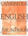 Cambridge English for Schools: Workbook One - IMPORTADO