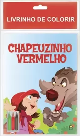 Livrinho de Colorir: Chapeuzinho Vermelho