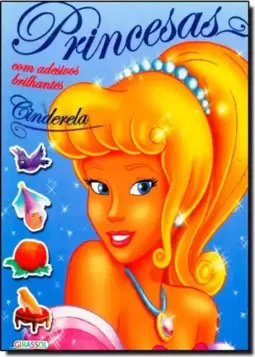 Princesas Cinderela C/ Adesivos Brilhantes