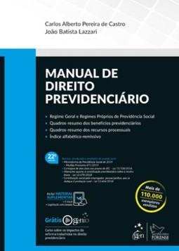Manual de direito previdenciário