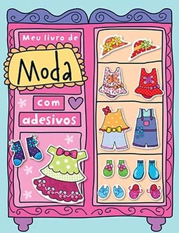 Meu livro de moda com adesivos