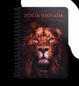 Bíblia Anote NVI grande - Capa Leão de Judá