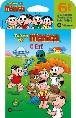 MINI SOLAPA MONICA COM 6 LIVROS