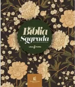 Bíblia Sagrada Nvi, Couro Soft, Flores, Espaço Anotações, Leitura Perfeita
