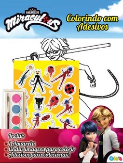Miraculous Ladybug: colorindo com adesivos