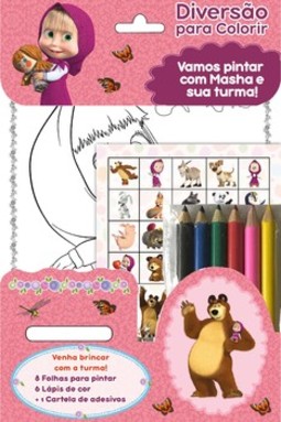 Masha e o urso: diversão para colorir