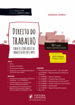 Direito do trabalho para os concursos de analista do TRT e MPU