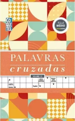 LIVRO COQUETEL ESPIRAL PALAVRAS CRUZADAS MÉDIO 13