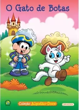 Turma da Mônica - algodão doce - O Gato de Botas