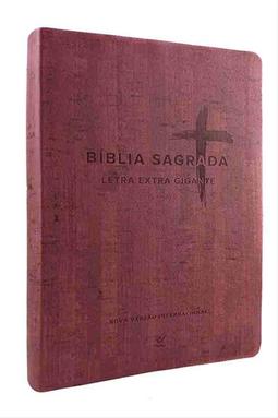 Bíblia Sagrada NVI - Letra Extra Gigante - PU Vinho