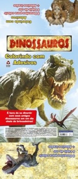 Dinossauros: colorindo com adesivos