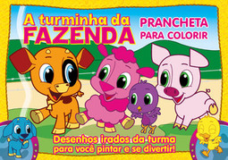 A turminha da fazenda - Prancheta para colorir