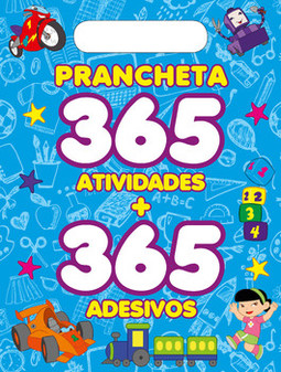 Prancheta 365 atividades + 365 adesivos
