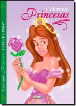 Colorindo Princesas A Bela E A Fera