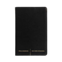Bíblia Sagrada Slim NVI, Luxo, Capa Preta