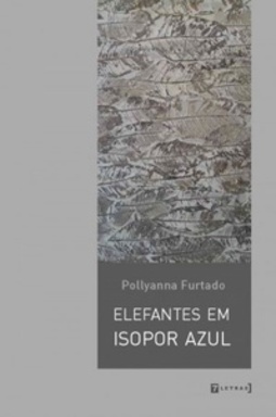 Elefantes em isopor azul