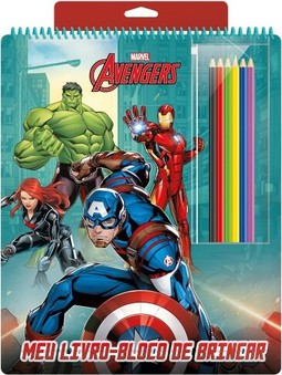 MEU LIVRO-BLOCO DE BRINCAR VINGADORES