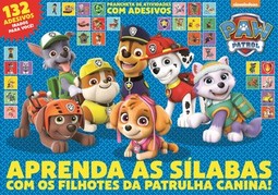 Patrulha canina - Prancheta de atividades com adesivos