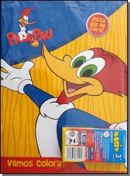 Disney - Vamos Colorir - Pica-Pau