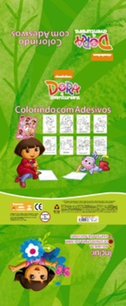 Dora, a Aventureira: colorindo com adesivos