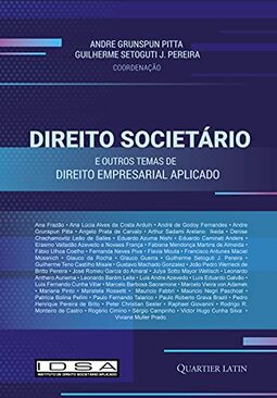 Direito Societário E Outros Temas De Direito Empresarial Aplicado