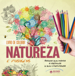 Livro de colorir natureza e paisagens: Relaxe sua mente e estimule a sua criatividade