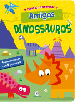 Amigos dinossauros: para ler e montar