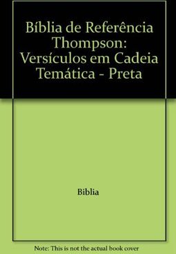 Bíblia de Referência Thompson - Luxo Preta Pequena