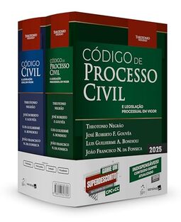 Combo Código Civil e Processo Civil - Legislação Processual Em Vigor