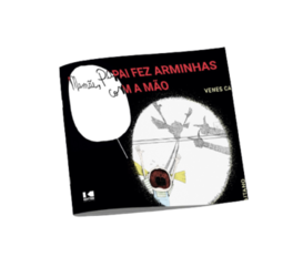 Mamãe, papai fez arminha com a mão