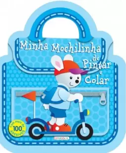 Minha mochilinha de pintar e colar