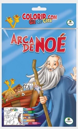 Colorir com Giz de Cera: Arca de Noé