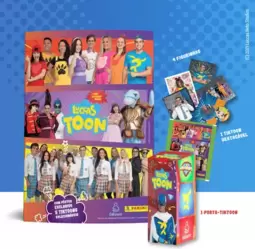 Livro Ilustrado Oficial Luccas Toon - Brochura + 10 Envelopes de Cromos