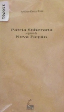 Pátria Soberana seguido de Nova Ficção