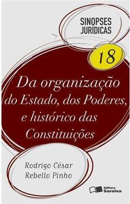 da Organização do Estado, dos Poderes e Histórico das Constituições