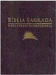 Bíblia Sagrada NVI Capa de Luxo Preta c/ Índice - Bolso