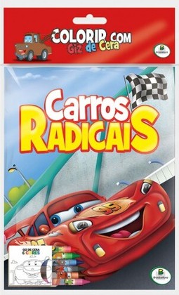 Colorir com Giz de Cera: Carros Radicais