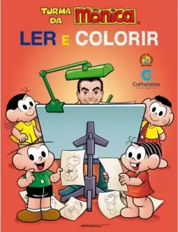 LER E COLORIR TURMA DA MONICA