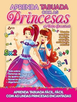 Aprenda tabuada com as princesas do reino encantado