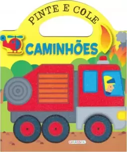 Pinte e cole - caminhões