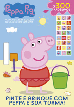 Peppa Pig - Prancheta para colorir com adesivos especial