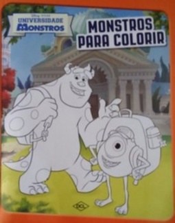 Monstros Para Colorir (Aventuras Com Pixar)