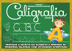 Caligrafia - Prancheta aprendendo, pintando e brincando