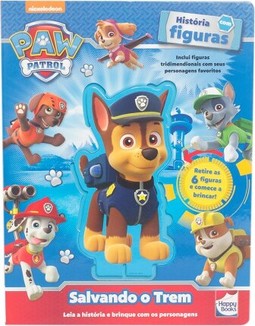 Paw Patrol - História com Figuras: Salvando o Trem