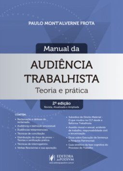 Manual da audiência trabalhista - Teoria e prática